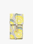 Radley Pensbury Lemons Print Medium Zip Around Phone Cross Body Bag, Birch/Multi