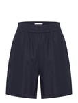 Gestuz Lizagz Linen Hw Shorts Marinblå