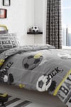 'Football' Theme Childrens Bedroom Duvet Cover Set