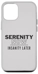 iPhone 12/12 Pro Serenity Now 90s Pop Culture Insanity Later Case