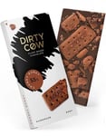 Dirty Cow Chunky Dunky - Handgjord växtbaserad vegansk choklad med bourbonkex 80 gram