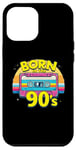 iPhone 12 Pro Max Born in the 90's Cassette Retro Look 90s Fans 90s Case