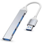 Hub USB,Yalloover ArgentÃ© Hub USB C Multi USB 4 en 1,Portable Ultra Fin Hub pour MacBook Pro/Air,iMac,iPad,XPS,PC