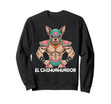 Lucha Libre Mexican Wrestler Mask Wrestling Luchador Sweatshirt