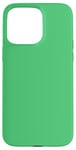 Coque pour iPhone 15 Pro Max Couleur vert émeraude simple