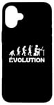 Coque pour iPhone 16 Plus Humour Evolution Geek: Évolution Darwin: Cadeau Gaming Gamer