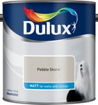 Dulux Smooth Emulsion Matt Paint - Pebble Shore - 2.5L - Walls and Ceiling