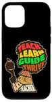 iPhone 12/12 Pro Afro Teacher African American Inspirational Word Cloud Case