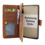 XL Standcase Lyxfodral Samsung Galaxy S24 Plus 5G (SM-S926B/DS) (Brun)