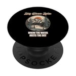 Big Stone Lake Where the Water Meets the Sky South Dakota PopSockets Adhesive PopGrip