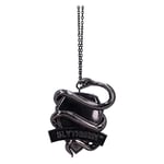 Nemesis Now Harry Potter Slytherin Crest (Silver) Hanging Ornament 6.3cm, Resin, Officially Licensed Harry Potter Merchandise, Requires Sturdy Hanging Place, Cast in the Finest Resin, Hand-Painted