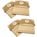 20x sacs compatible avec Kärcher A2004, A2024 pt, A2054 me, A2064 pt, mv 2, se 2001, se 3001 aspirateur - papier, marron - Vhbw