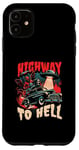 Coque pour iPhone 11 Highway to Hell - Bold Urban Graffiti Esthétique