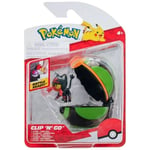 Pokemon Clip N Go LITTEN 2Inch Figure and Dusk Ball