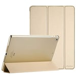 ProCase Smart Case for iPad 6th/iPad 5th Generation/iPad 9.7 Inch Case 2018 2017(Model: A1893 A1954 A1822 A1823), Ultra Slim Lightweight Stand Case with Translucent Frosted Back -Gold