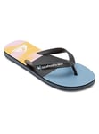 Quiksilver Men's Molokai Stripe Sandal, Black, Pink, Blue, 5.5 UK