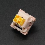 Outemu-Joli silencieux citron pêche pour clavier mécanique,3 broches,tactile linéaire,40g,50g,RVB,SMD,commutateurs MX de jeu - Type Silent Peach Switch-70 Pcs