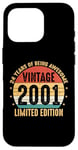 iPhone 16 Pro 24 Year Old Gifts Vintage 2001 Limited Edition 24th Birthday Case