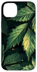 Coque pour iPhone 14 Plus Lumière à motif de feuille de camouflage - Décor inspiré de la nature