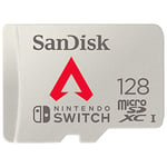 SanDisk 128GB microSDXC card for Nintendo Switch consoles, Apex Legends edition, up to 100 MB/s, Nintendo gaming storage, Nintendo Licensed Product, UHS-I, Class 10, U3,