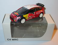 Norev 3 Inches 1/54 Citroen C4 WRC Loeb 2008 Red Bull #1 AMC018905 in Box