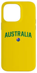 iPhone 14 Pro Max Green Yellow Australia Tshirt Down Under Team Australia Flag Case