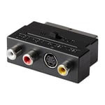 Maplin SCART to S-Video or Triple RCA Adapter