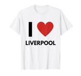 I Love Liverpool Heart Fan Apparel T-Shirt