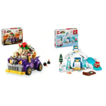 LEGO Super Mario Ensemble d'Extension Bolide de Bowser, Jouet de Kart à Collectionner pour Garçons & Super Mario Ensemble d’Extension Aventure dans la Neige pour la Famille Pingouin