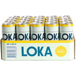 Loka Citron 33cl sleek can 20st