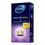 Manix Préservatifs King Size Max boîte de 12 + 2 gratuits