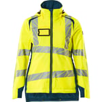 VINTERJAKKE,5XL,HI-VIS GUL/MØR