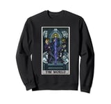 The World Tarot Card Dr Jekyll Mr Hyde Halloween Spooky Goth Sweatshirt