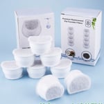 Ersättningskolfilter för PetSafe Drinkwell Avalon, Pagoda, 2 gallon, Sedona och Seascape fontäner, 8-pack fontänfilter，