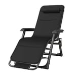 AWJ Patio Zero Gravity Chairs，Adjustable Folding Lounge Patio Chairs, Armrest Inner Width 66cm, with Pillow Recliners for Poolside, Beach Support 330lbs