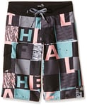 Vans Checker Blaster Boardshort Boys Short Garçon, Multicolore (Black), Taille Unique (Taille Fabricant: 24)