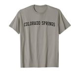 Colorado Springs CO Little London Throwback Black T-Shirt