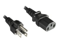 Microconnect - Strömkabel - Nema 5-15P (Hane) Till Power Iec 60320 C13 - 10 A - 1.8 M - Svart - Japan