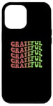 iPhone 14 Plus Repeated Word Christmas, Grateful Case