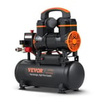 Luftkompressor 2,1 gallon 900W 2,2 CFM@ 90PSI 70 dB Ultra tyst oljefri