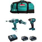 Kit MK211 (DHP481 DTD152 2 x 5,0 Ah DC18RC LXT600) - Makita