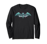 Batman Dark Knight Gotham City Retro Wave Long Sleeve T-Shirt