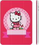 Hello Kitty Étui Pour Ipad 2020 Matériau Tpu Antichoc Réglage Automatique De L'angle De Veille/Réveil Mignon Housse De Protection Transparente 10.2in