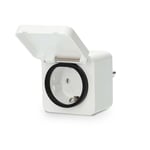 Nedis SmartLife Smart Plug, Zigbee 3.0, IP44, 3680W, Type F (CEE 7/7) - Hvid