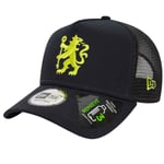 casquettes Homme, New Era League Essentials Trucker Chelsea FC Cap, Bleu marine