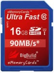 16GB Memory card for Sony Alpha A7, A77 II camera | Class 10 90MB/s SDHC