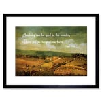 Wee Blue Coo Quote Oscar Wilde Anyone Country Good Framed Wall Art Print