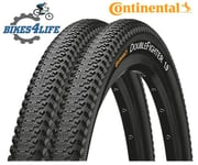 2  Continental Double Fighter 26 x 1.9 Cycle Tyres & Presta Tubes