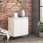 Buffet De Cuisine Buffet bas - Meuble de rangement - Blanc 60x35x70 cm Aggloméré