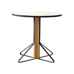 Artek - Kaari Bord Reb 003, Vit laminat, Klarlackad ek - Spisebord - Ronan & Erwan Bouroullec - Hvit - Metall/Tre